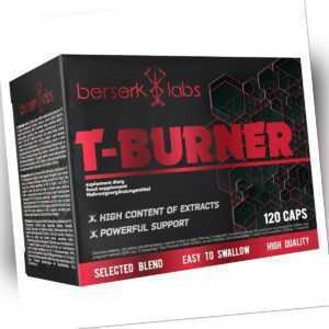 T-Burner PROFESSIONELLER FATBURNER 120 kaps Fettverbrennung Maximale Energie