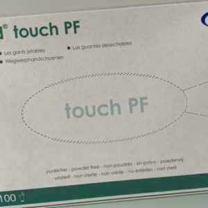 MaiMed® touch PF Einmalhandschuhe Einweghandschuhe aus Latex, puderfrei 100 Stck