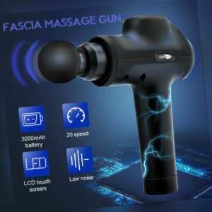 Electric Massage Gun Massagepistole mit 6 Köpfe LCD Massager Muscle Massagegerät