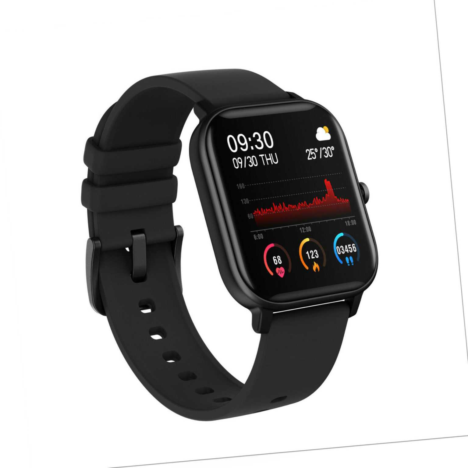 L10 Smartwatch IPX7 wasserdicht, dünn - Puls Sport Fitness Uhr Smartband Tracker