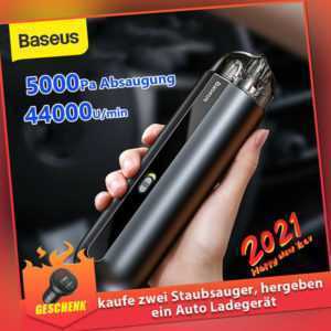 Baseus 5000Pa Kabelloser Staubsauger Auto Handstaubsauger Haus Büro Akkusauger