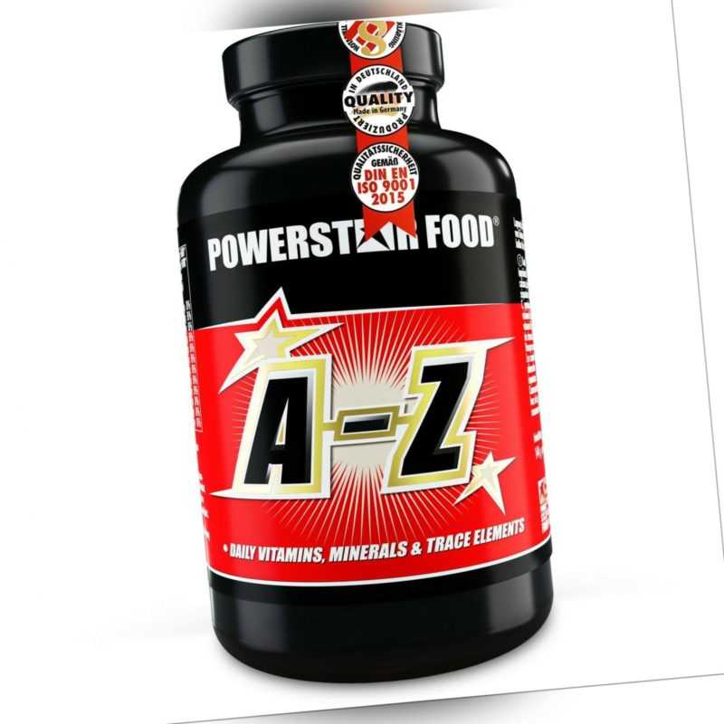 A-Z | Vitamine & Mineralien | Direkt vom Hersteller | 180 Vitalstoff Tabletten