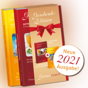 Gutscheinbuch GenussPUNKTE Geschenkedition: Düsseldorf + Freizeit & Familie 2021