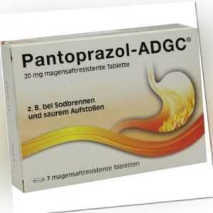 PANTOPRAZOL ADGC 20 mg magensaftres.Tabletten 7St 8998386