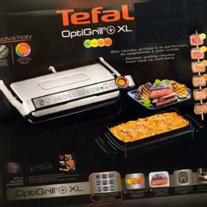 Tefal Optigrill+ XL Kontaktgrill GC724D.SB Snacking & Baking, GC722D + XA7268