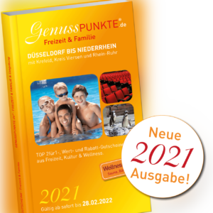 Gutscheinbuch GenussPUNKTE Freizeit & Familie Düsseldorf Niederrhein &Rhein-Ruhr