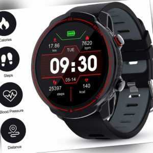 Smartwatch T30 Bluetooth Uhr Curved Display Android iOS Samsung iPhone Huawei IP