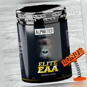 Alphatier Elite EAA Pulver 500g Dose 48,98 €/kg Vegan glutenfrei + Bonus