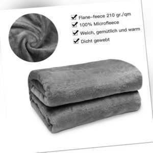 Kuscheldecke Soft TV Fleecedecke 150x200cm Wohndecke Flausch Decke