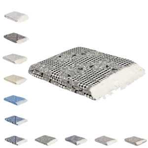 Sommerdecke leicht Tagesdecke Wohndecke Wendedecke Kuscheldecke