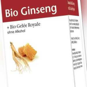 Sanatura Bio Ginseng, 250 ml, mit Gelée Royale ohne Alkohol aus der ganzen Wurze
