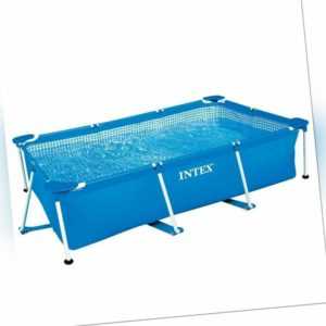 Intex Rectangular Frame Pool - Aufstellpool - 220 x 150 x 60 cm Schwimmbecken