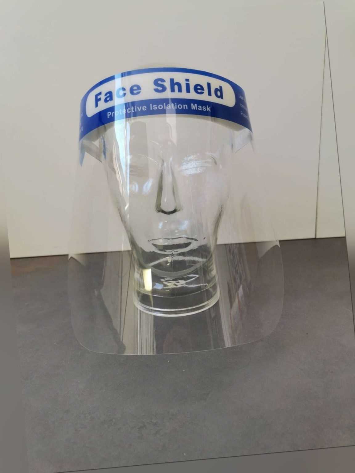 100x Face Shield Gesichtsschutz Faceshield Mundschutz Augenschutz Gesichtsvisier