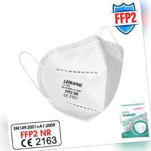 10x FFP2 Maske 5-lagig zertifiziert Atemschutz Mundschutz Masken Gesichtsschutz