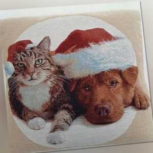 Mikronesse Verwandlungskissen x-Mas Animals Kissen 45x45cm Decke