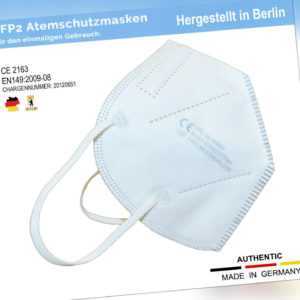 5x / 10x FFP2 Maske Atemschutzmaske Mundschutz Made in Germany Deutschland Med.