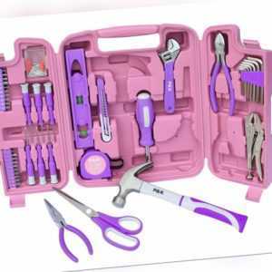 75 Teiliges Werkzeugset  Werkzeugkoffer Werkzeugkiste Werkzeug in Pink