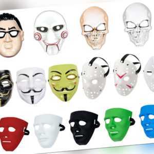 Vendetta Halloween Saw Karneval Fasching Totenkopf Horror Maske Skull Kostüm