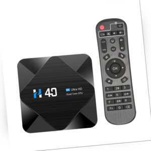 6K HDR10 Android 10.0 TV Box H40 H616 Quadcore LCD BT4.1 2.4G 5G WiFi Media R3D7