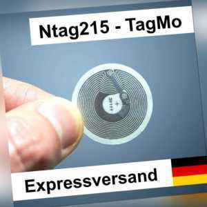 1-25 Stk: Ntag215 Sticker (wie Amiibo) 540 Byte NFC Tag Tagmo Tags - Android iOS