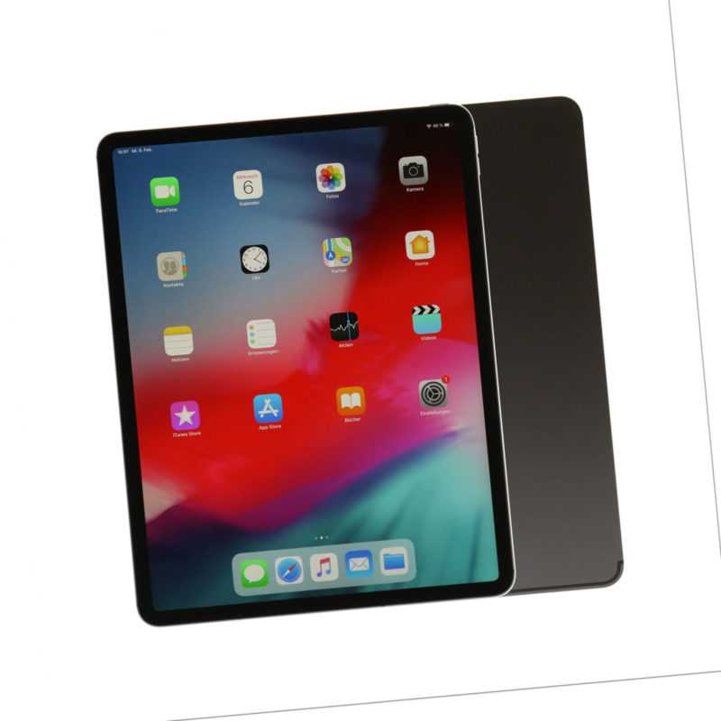 Apple iPad Pro 2018 / 12,9" / 64GB / 4G + WLAN / Spacegrau Silber / Gebraucht