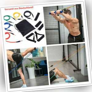 Fitnessband Expander 11in1 Gymnastikband Widerstandsbänder Yoga Latex Versand DE