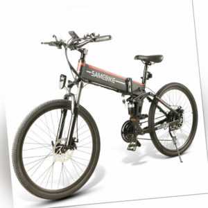 Neues elektrisches Fahrrad 48V 500W Mountainbike E-Bike Moped Auto 26 ”Rad