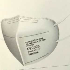 FFP2 Mundschutz Maske Atem Schutzmaske Gesichts 5-Lagig Zertifikat 1 3 5 Stück