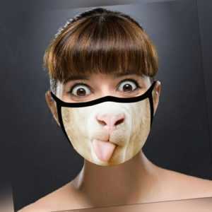 ???? Lustige Katze Schaf Design Maske Mund Nasen Abdeckung waschbar Schutz ✅