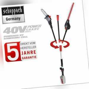 scheppach 40V Akku Hochentaster BPT700-40LI Multifunktionsgerät Heckenschere