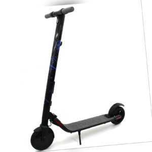 E Scooter Standrohr Cover Aufkleber Neon Blau Folie Elektroscooter Ninebot