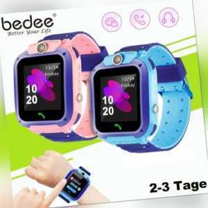 Kinder GPS-Telefon Uhr Armbanduhr Smart Watch Wasserdicht Tracker Kids Watch DE