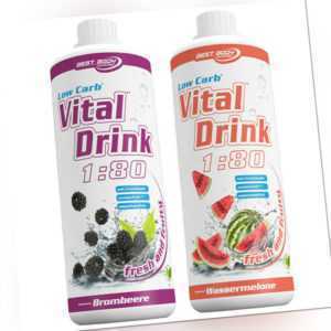 Getränkekonzentrat Sirup Mineraldrink kalorienarm 1:80 Vital Drink Nutrition 1L