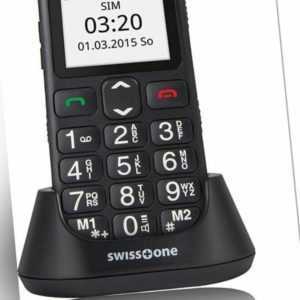 # Swisstone BBM 320C black Senioren Notruf Handy NEU OVP