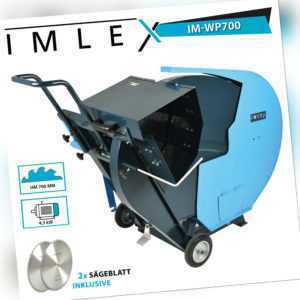 IMLEX Wippsäge IM-WP700  inkl. 2x HM-Sägeblatt Wippkreissäge Brennholz Holz-Säge