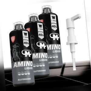 10,66€/Ltr.) Mammut Aminoliquid 3 x 1000ml Aminosäuren + Dosierpumpe