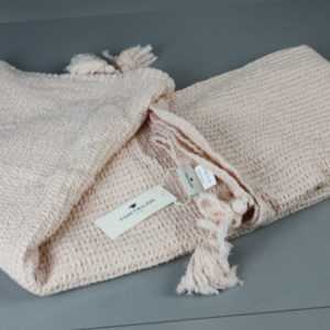 Tom Tailor Plaid 130x170cm Waben T-Honeycomb Wolldecke Wohndecke