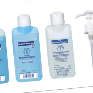 Sterillium / Sterillium Classic Pure / Virugard / 500 ml + Bode Dosierpumpe