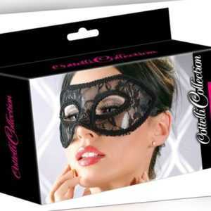Augenmaske Cottelli Collection, schwarz Venezianische Spitze