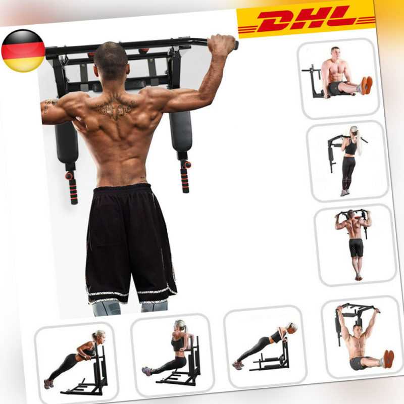 Multigriff Klimmzug Stangen Klimmzugstange bis 200 KG Hometrainer Türrahmen DE 