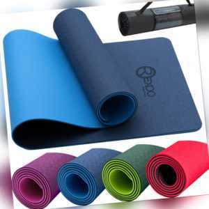 Rexoo Yogamatte TPE Fitnessmatte Gymnastikmatte Pilates Sportmatte Bodenmatte
