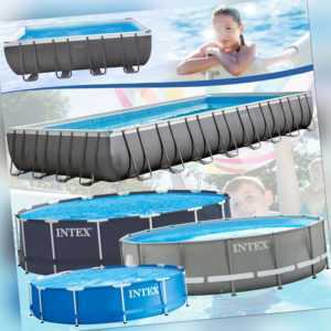 Intex Frame Stahlrohrbecken Swimming Pool Schwimmbad Schwimmbecken Planschbecken