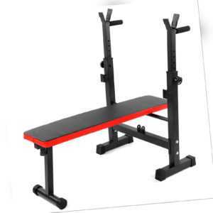 4in1 Hantelbank Trainingsbank Schrägbank Flachbank Kraftstation mit Ablage NEU