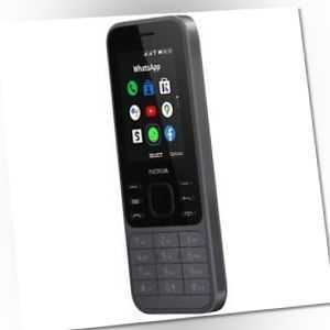 Nokia 6300 2,4 Zoll Handy (4GB, LTE, KaiOS 2.5, WLAN, Bluetooth, MP3) charcoal