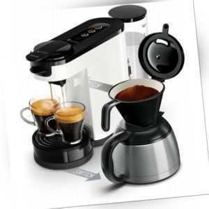 Senseo HD6592/00 Switch Filter-/Padkaffeemaschine weiß 2-in-1-Brühtechnologie