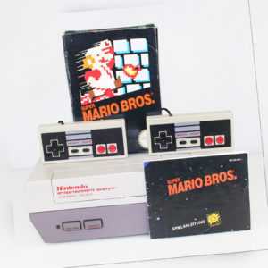 Nintendo Nes Konsole 2x Controller Spiel Super Mario Bros. Ovp