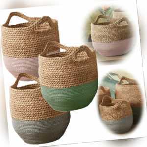 Design Blumentopf Übertopf Pflanztasche Deko Textil-Topf Blumen-Korb Pflanz-Topf