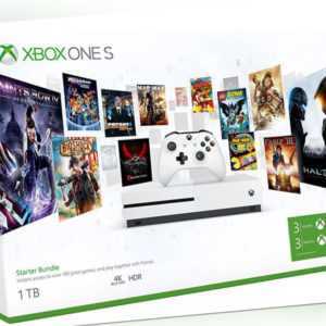 Microsoft Xbox One S 1 TB Starter Bundle frontli Spielkonsole KonsoleNEU NEUWARE