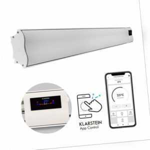 Heizstrahler Infrarot Terrassen elektro Heizer Wärme WiFi App Control 3000W weiß