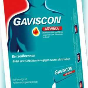 GAVISCON ADVANCE Pfefferminz Suspension 24x10 Beutel PZN 02240777
